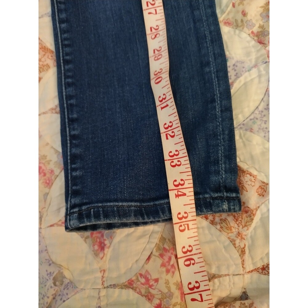 AG Adriano Goldschmied The Prima Ankle Pintucked Cigarette Jeans Women’s 27R - Picture 9 of 11